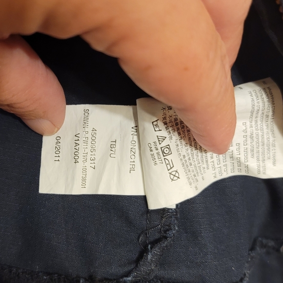 Vans Womens Athletic Utility Jacket with Button Neck Closure - Picture 11 of 12